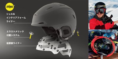 画像1: ジロ スキー ヘルメット トール スフェリカル マット グラファイト Ｌサイズ GIRO TOR SPHERICAL Matte Graphite