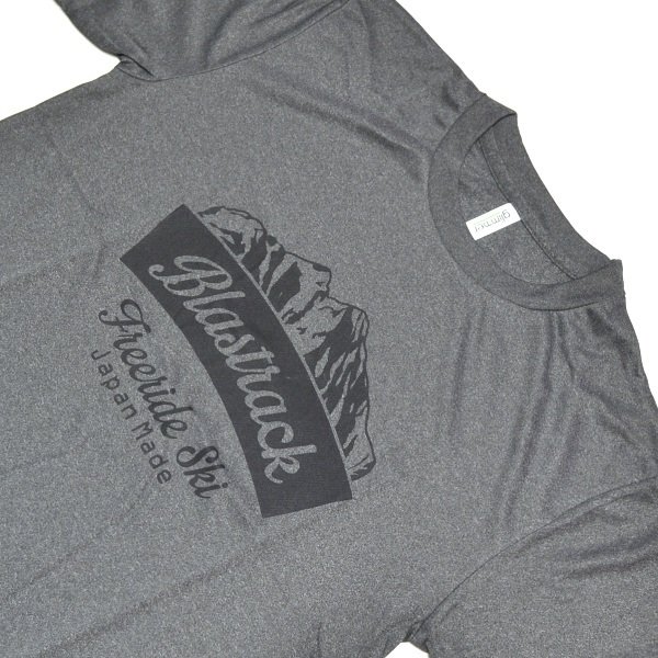 画像3: ブラストラック BLASTRACK ドライ Tシャツ Sサイズ Mountain GLAY ミックスグレー×ブラック (3)