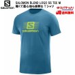 画像1: SALOMON サロモン Tシャツ BLEND LOGO SS TEE M ブルー (1)