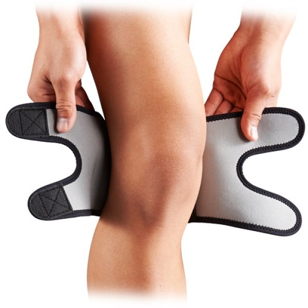 画像2: マクダビッド McDavid 膝 ヒザ サポーター ショート ニーラップ　ソフトサポート (2)