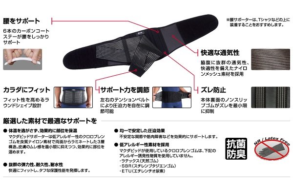 画像4: マクダビッド McDavid 腰 サポーター ユニバーサル バックサポート ハードサポート (4)