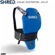 画像1: シュレッド ジュニア用 バックプロテクター SHRED FLEXI BACK PROTECTOR MINI (1)