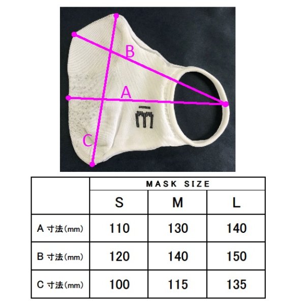 画像10: ミコ スポーツマスク 抗菌 速乾 立体設計 伸縮 超軽量 シームレス MICO P4P MASK (10)