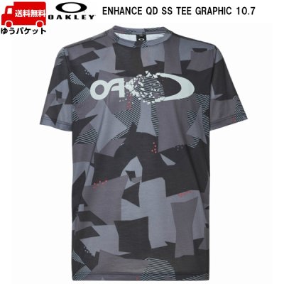 オークリー Tシャツ ブラックプリント OAKLEY QD SS TEE GRAPHIC 10.7 BLACK PRINT