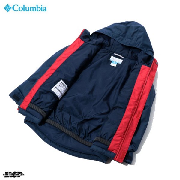 画像3: コロンビア ジュニア スキージャケット ネイビー レッド Columbia カジュアルスロープ ジャケット (3)
