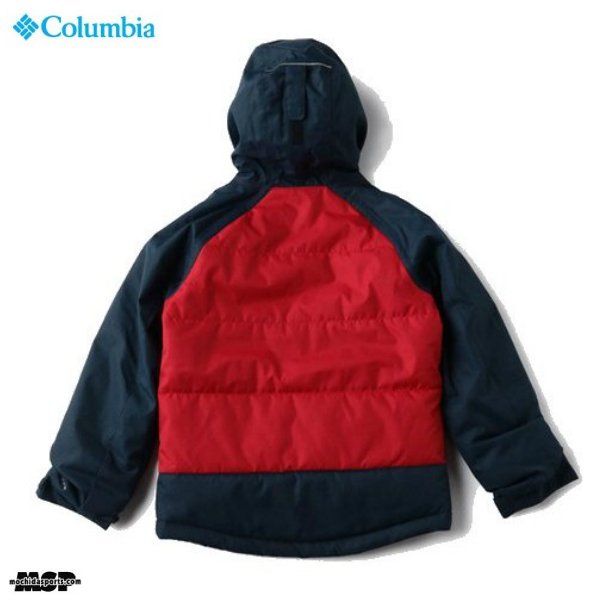 画像2: コロンビア ジュニア スキージャケット ネイビー レッド Columbia カジュアルスロープ ジャケット (2)