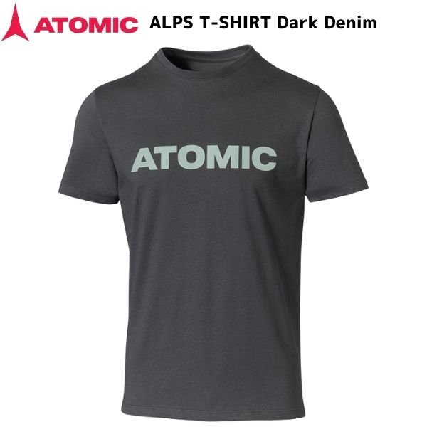 画像1: アトミック Tシャツ ATOMIC ALPS T-SHIRT Dark Denim ダークデニム (1)