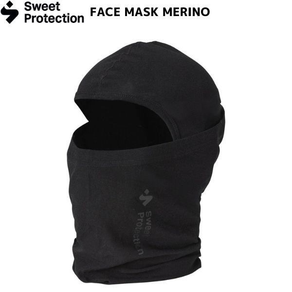 画像1: スウィートプロテクション フェイスマスク ブラック メリノウール Sweet Protection Face Mask Merino Black (1)