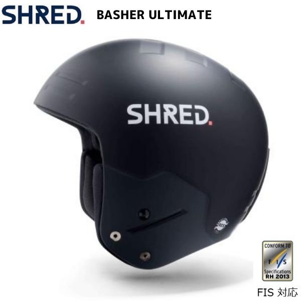 画像1: シュレッド レーシング ヘルメット バッシャー アルティメイト ブラック SHRED BASHER ULTIMATE BLACK (1)