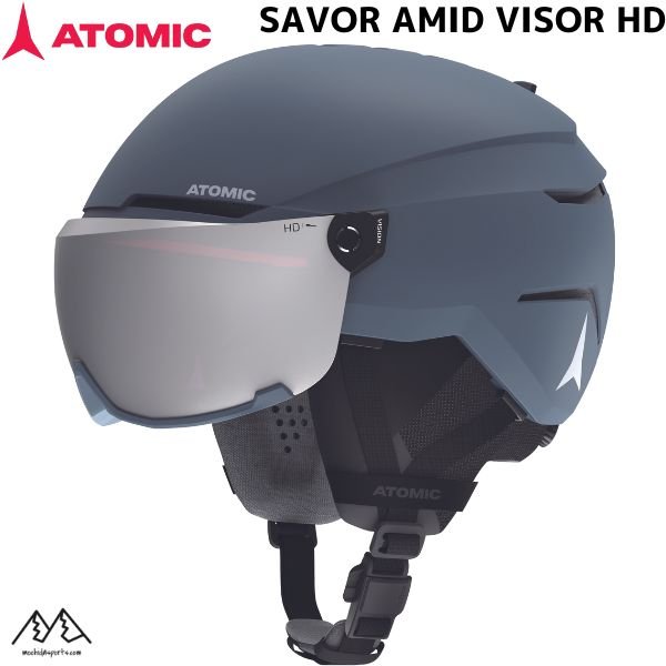 画像1: アトミック バイザーへルメット グレー ATOMIC SAVOR AMID VISOR HD GREY (1)
