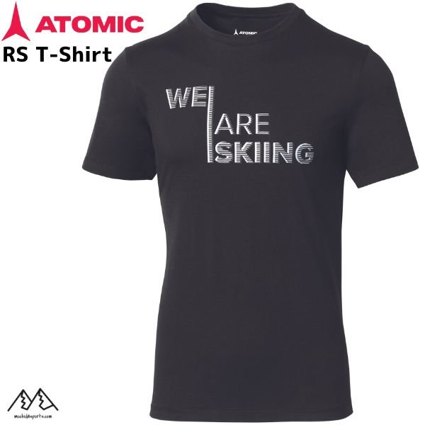 画像1: アトミック Tシャツ ブラック ATOMIC RS T-SHIRT WE ARE SKIING BLACK (1)