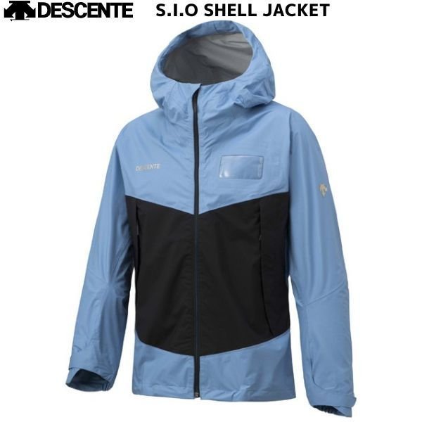 画像1: デサント シェル スキーウエア ジャケット  (中綿なし) ブルー DESCENTE S.I.O SHELL JACKET ELB DWUSJK67 (1)