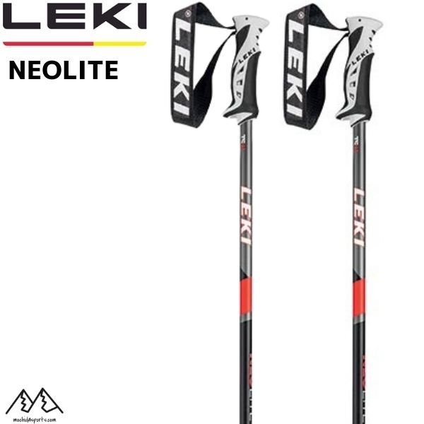 画像1: レキ ストック スキーポール ブラック レッド LEKI NEOLITE SKI POLE  (1)