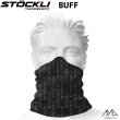画像2: ストックリ ネックチューブ バフ 多機能 バンダナ ブラック STOCKLI BUFF Headwear BLACK (2)