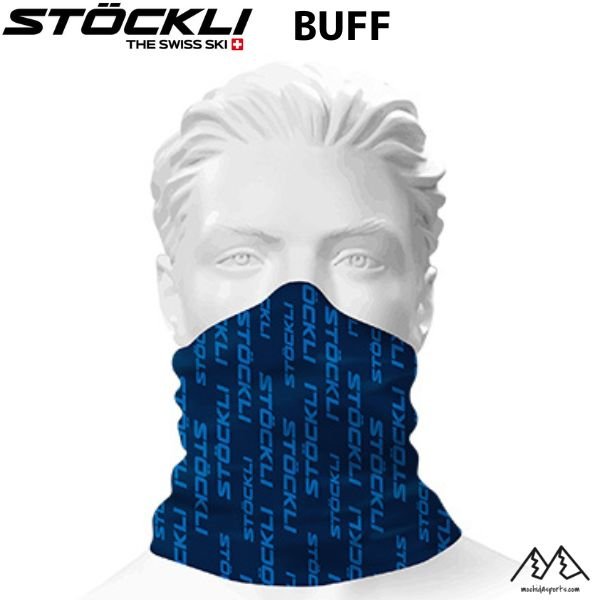 画像2: ストックリ ネックチューブ バフ 多機能 バンダナ ネイビー STOCKLI BUFF Headwear NAVY (2)