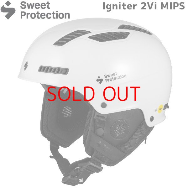 画像1: スウィートプロテクション スキー ヘルメット 軽量 イグナイター 2Vi MIPS ホワイト Sweet Protection Igniter 2Vi MIPS Gloss White  (1)
