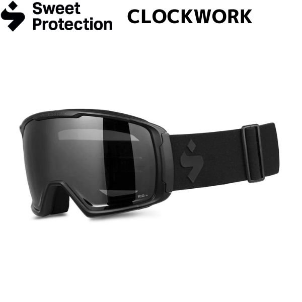 画像1: スウィートプロテクション スキーゴーグル クロックワーク オールブラック Sweet Protection Clockwork ALL BLACK RIG OBSIDIAN (1)