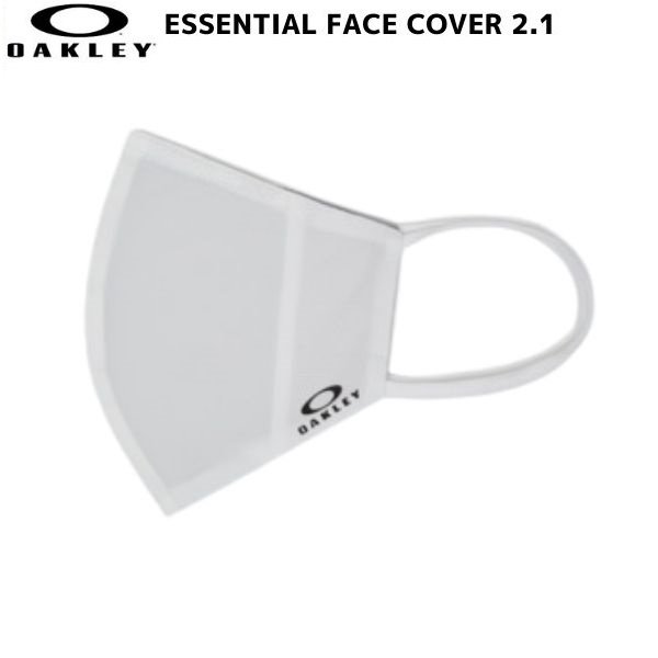 画像1: オークリー マスク ホワイト フェイスカバー 2.1 フェイスマスク OAKLEY ESSENTIAL FACE COVER 2.1 100 WHITE (1)