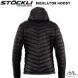 画像2: ストックリ 中綿入 インシュレーション アウター ジャケット ブラック STOCKLI Insulator Hoody Jacket black  PRIMALOFT (2)