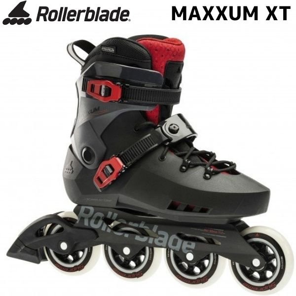 画像1: ローラーブレード インラインスケート ROLLERBLADE MAXXUM XT BK/RED スキートレーニング (1)