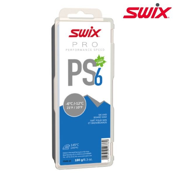 画像1: スウィックス PS6 ベースワックス ブルー SWIX PRO Performance Speed PS06 180g  (1)