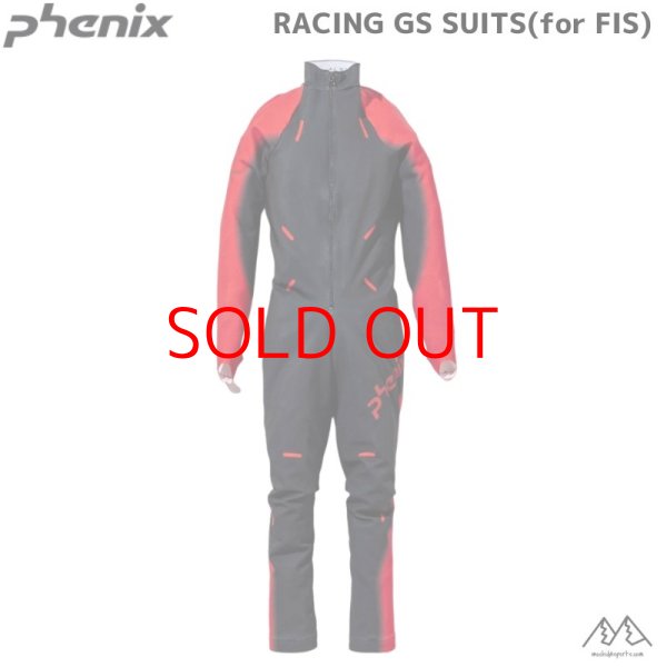 画像1: フェニックス ジュニア GSワンピース FIS対応 レーシングスーツ ブラック レッド PHENIX RACING GS SUITS for FIS RED ESJ22GS02 150 160 (1)