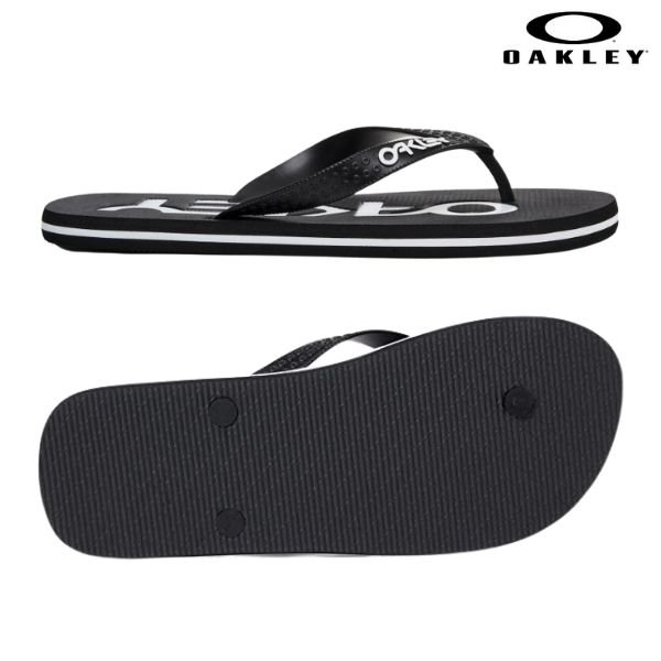画像2: オークリー ビーチ サンダル カレッジ フリップフロップ ブラック Oakley College Flip Flop (2)
