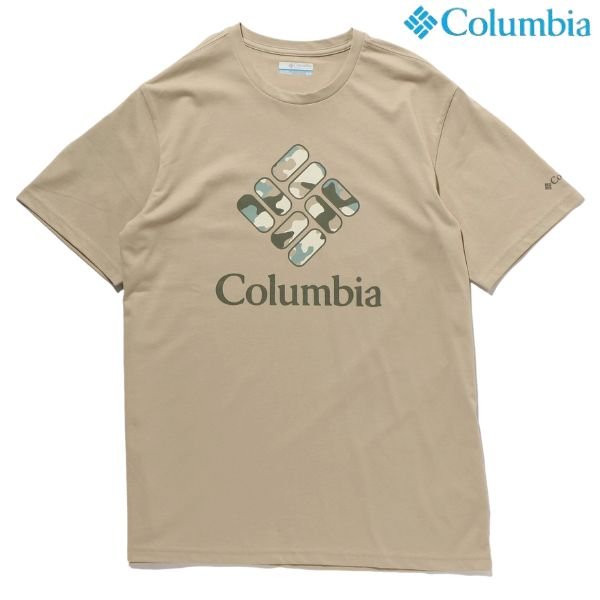 画像1: コロンビア Tシャツ ラピッドリッジ グラフィックTシャツ ベージュ Columbia Rapid Ridge Graphic Tee  (1)