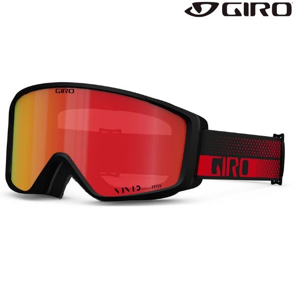 画像1: ジロ 眼鏡用 スキー ゴーグル インデックス2.0 ブラック レッド GIRO INDEX 2.0 RED FLOW (1)