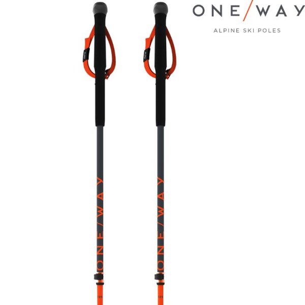 画像1: ワンウエイ 調整式スキーポール ONEWAY TR CARBON VARIO カーボンバリオ (1)