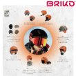 画像2: ブリコ レーシング ヘルメット シャイニーブラック BRIKO VULCANO 2.0 FIS 6.8 A03 (2)
