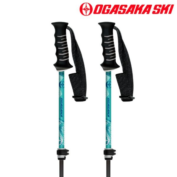 画像1: オガサカ サイズ調整式 ストック スキーポール グリーン 90-115cm OGASAKA LC-FS GN (1)