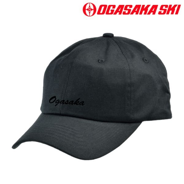 画像1: オガサカ コットン キャップ ブラック OGASAKA CO BLK  (1)
