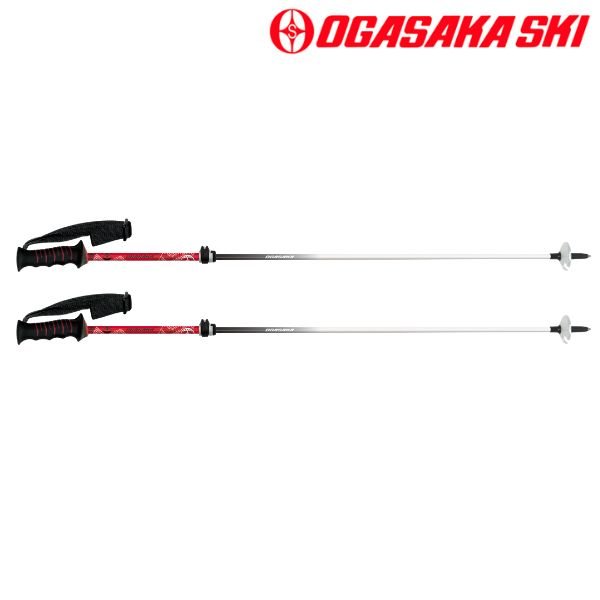 画像2: オガサカ サイズ調整式 ストック スキーポール レッド 95-120cm OGASAKA LC-FS RD (2)
