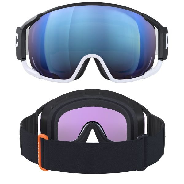 画像2: ポック スキーゴーグル ゾウニュラ レース ブラックホワイト POC ZONULA RACE Uranium Black / Hydrogen White (2)