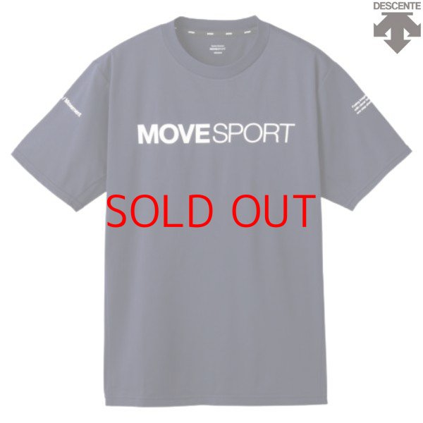 画像1: デサント ムーブスポーツ クール Tシャツ ネイビー 吸汗速乾 ストレッチ UVカット サンスクリーン 接触涼感 DESCENTE MOVE SPORT S.F.TECH CL S/S NV (1)