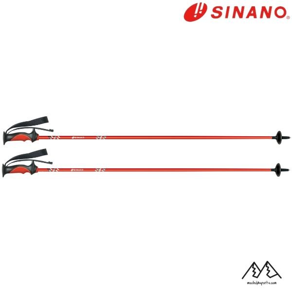 画像2: シナノ ストック スキーポール ザ フリート レッド SINANO THE FLEET Red (2)