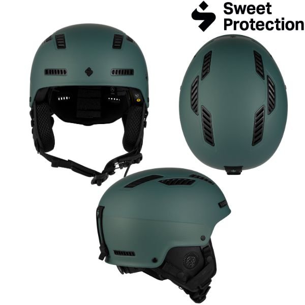 画像2: スウィートプロテクション スキー ヘルメット 軽量 イグナイター 2Vi MIPS グリーン Sweet Protection Igniter 2Vi MIPS Matte Sea Metallic (2)