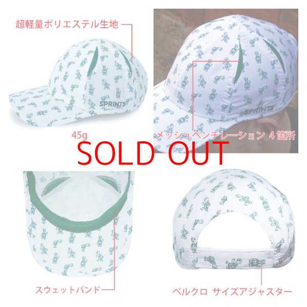 画像2: スプリンツ ランニングキャップ ウォーター SPRINTS Save Water HAT SPRINTS SWEAT IN COLOR (2)