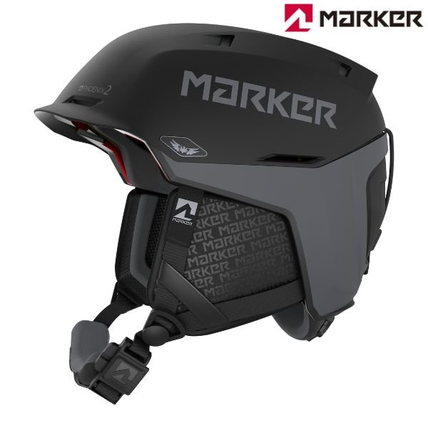 画像1: マーカー スキー ヘルメット フェニックス2 ブラック グレー MARKER PHOENIX2 BLACK GREY (1)