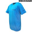 画像2:  レクザム REXXAM ドライ Tシャツ ターコイズ ブルー REXXAM DRY T-SHIRTS TURQUOISE BLUE レグザム (2)