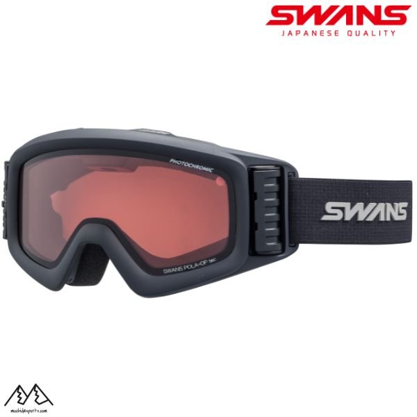 画像1: スワンズ 電動ファン付 スキーゴーグル 調光 偏光レンズ 眼鏡対応 ブラック 偏光 ピンク 調光 SWANS  (1)
