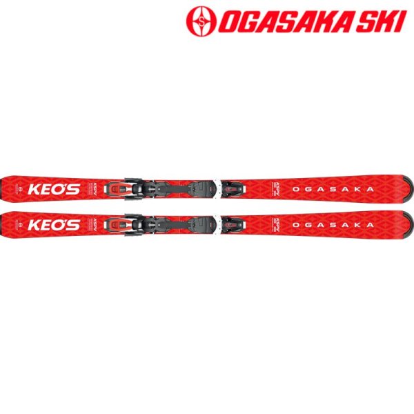 画像1: オガサカ スキー KEO'S ケオッズ KS-PV/RD 165cm + PRD11GW スキーセット  (1)