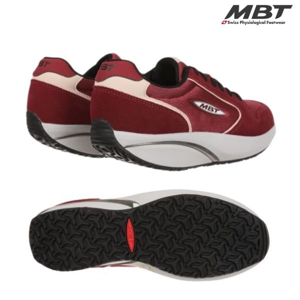 画像2: MBT レディース 機能性 ウォーキング シューズ バーガンディ エムビーティー MBT 1997 CLASSIC BURGUNDY WOMEN'S (2)