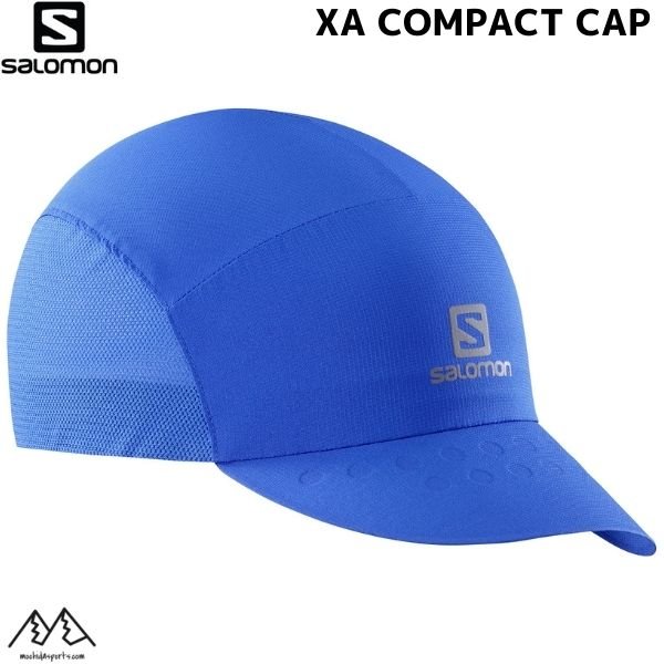 画像1: サロモン ランニング キャップ ブルー SALOMON XA COMPACT CAP Nautical Blue  (1)
