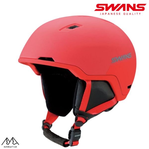 画像1: スワンズ フリーライド スキー ヘルメット マット レッド SWANS HSF-240 MATTE RED Mサイズ 53-57cm (1)