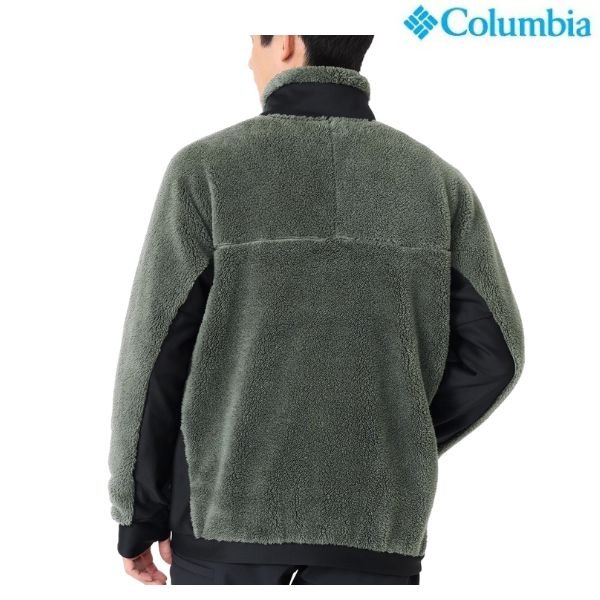 画像2: コロンビア フリースジャケット マウンテンズ アー コーリング フリース フルジップ グリーン Columbia Mountains Are Calling Fleece Full Zip (2)
