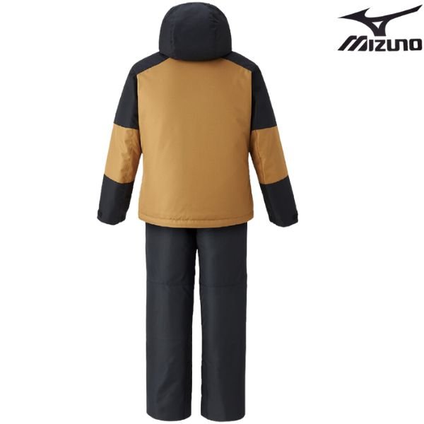 画像2: ミズノ ジュニア スキーウエア スキースーツ コヨーテ ブラウン ブラック 140 150 160 MIZUNO SNOW SKI Jr SUIT Z2MGA955 75 (2)