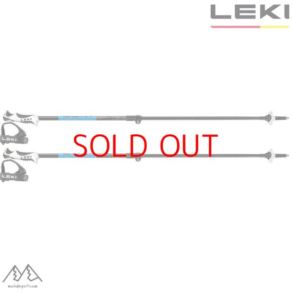 画像2: レキ ジュニア用 調整式 スキーポール ストック ブルー ブラック シアン ドリフター S LEKI DRIFTER VARIO S JUNIOR KIDS POLE (2)