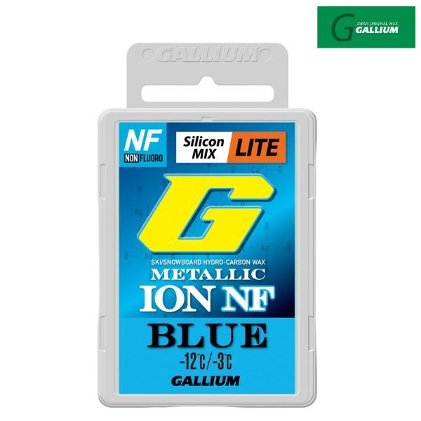 画像1: ガリウム メタリックイオン NF ライト フッ素不使用 スキーワックス METALLIC ION LITE NF BLUE (1)